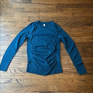 Athleta Deep Teal Long Sleeve Top XS